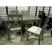 Crossback Dining Set Grey